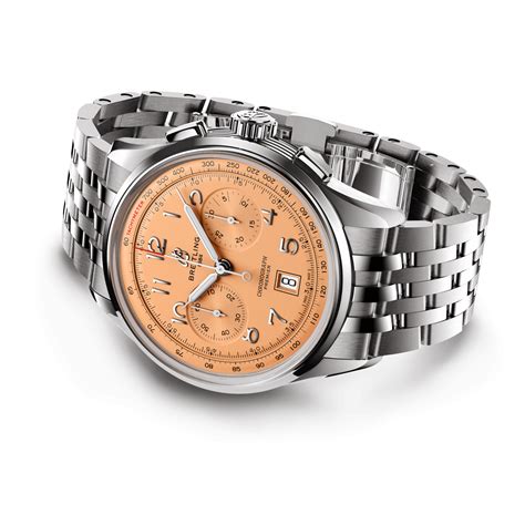 breitling salmon|breitling b01 42mm.